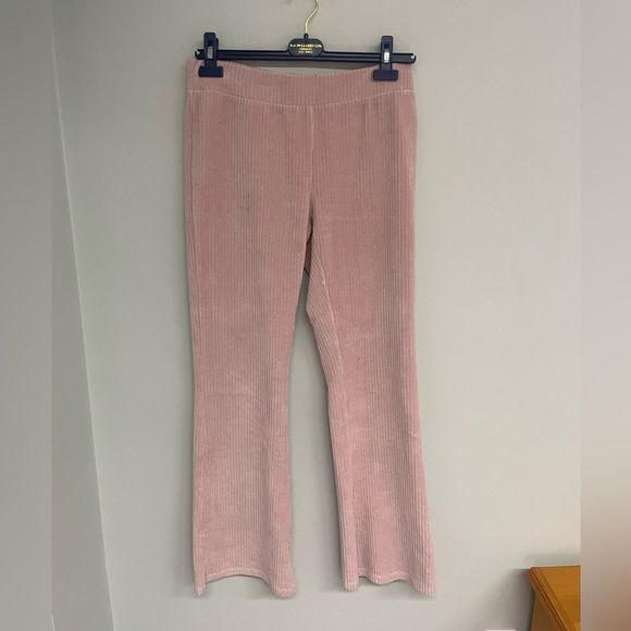 Sunday Best Pants - Sunday Best Otis Flared Velour‎ Pink Pant
